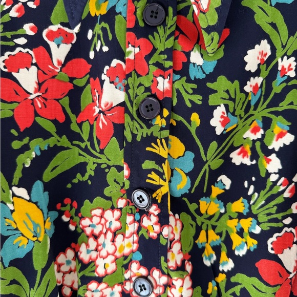 VTG Cropped Dagger Collar Floral Jacket - Picture 4 of 6